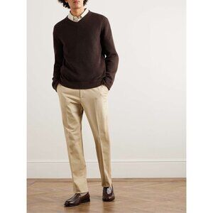 Men's Etro Beige Tailored Trousers Size EU 46/ US 32 Made In Italy 100% Cotton.
